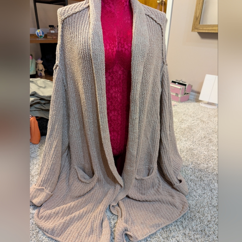 Free people oversize cozy cardi